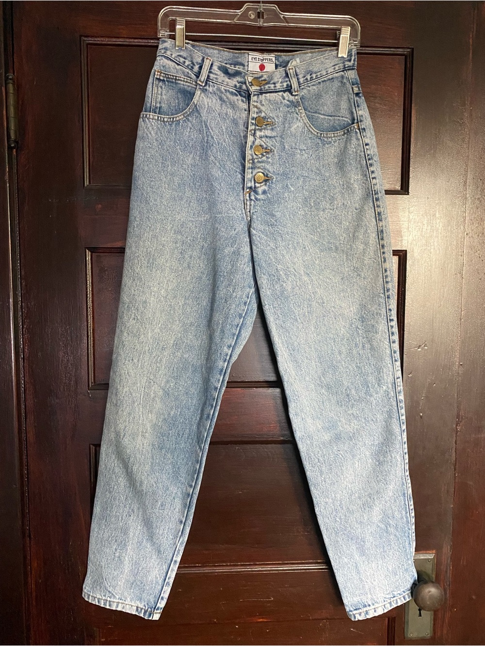Vintage Eye Stoppers Acid Wash High Rise Button Fly Jeans